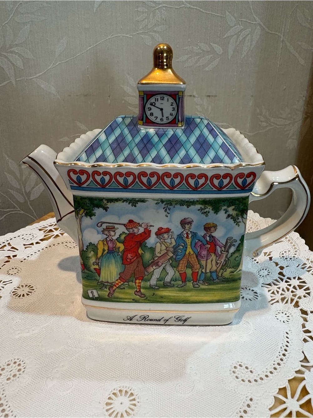 Sandler " A Round of Golf Mini Teapot"